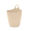 (Beige) Small Hanging Trash Can Wall Mounted Desktop Mini Bucket 2