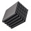 Black Large Garbage Bag Disposable Thick PE Wear Resistant 4