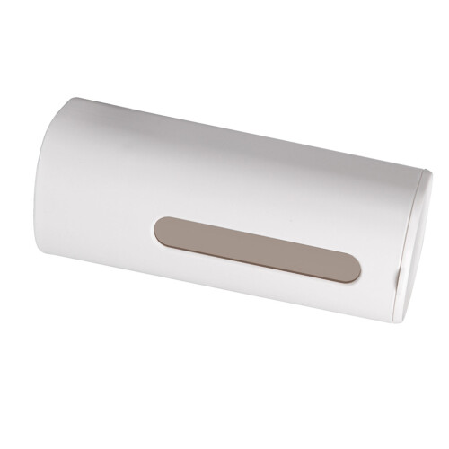 (Ivory White) Pull Type Wall Mount Cup Dispenser Water Cooler Holder with Lid Ivory 2
