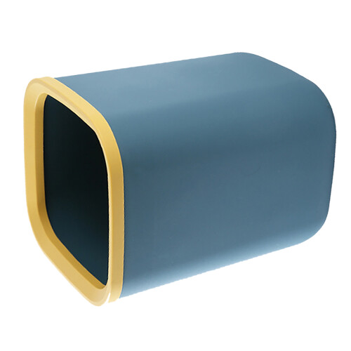 Square Plastic Garbage Container Large Capacity Simple Design 2