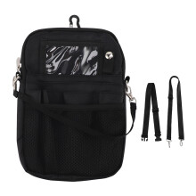 (Black) Nurse Fanny Pack Oxford Cloth Waist Bag Medical Pink