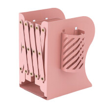 (Pink) Expandable Desktop Metal Bookshelf Blackish Green