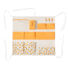 Wall Mounted Fabric Storage Bag Hanging Organizer with Compartments