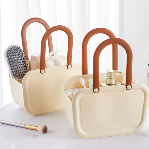 Multifunctional Handheld Plastic Shower Bathing Basket Caddy 2
