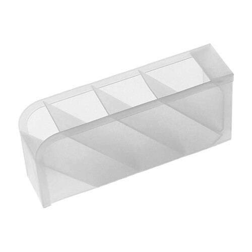 Lipstick Holder 4 Grid Plastic Lip Gloss Storage Case Portable 1