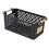 Plastic Storage Basket Multifunctional Hollow Desktop with Handle 2