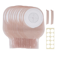 10pcs Leak Proof Comfortable Ostomy Pouch for Daily Travel