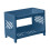 (Navy Blue) 2 Tier Desktop Shelf Plastic Organizer Rack Navy Blue 2