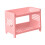 (Pink) 2 Tier Desktop Shelf Plastic Organizer Rack Navy Blue 2