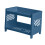 (Navy Blue) 2 Tier Desktop Shelf Plastic Organizer Rack Navy Blue 5