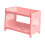 (Pink) 2 Tier Desktop Shelf Plastic Organizer Rack Navy Blue 5