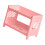 (Pink) 2 Tier Desktop Shelf Plastic Organizer Rack Navy Blue 3