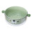 (Bear Green) Double Layer Colander Bowl Set TPR Handle Large Capacity Yellow 5