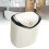 (L) Wall Mounted Waste Bin Multifunctional Trash Can with Lid 5