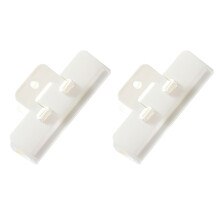 (L) 2 PCS Large Bag Clips Reusable Plastic Heavy Seal Grip