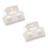 (S) 2 PCS Large Bag Clips Reusable Plastic Heavy Seal Grip 1