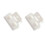 (S) 2 PCS Large Bag Clips Reusable Plastic Heavy Seal Grip 3