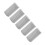 (5pcs) Dishwashing Sponge for Home Kitchen Gray 3