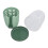 (Green) Plastic Fruit Draining Cup Portable Leakproof with Fork Blue 2
