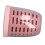 (Pink) Plastic Fruit Draining Cup Portable Leakproof with Fork Blue 4