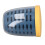 (Blue) Plastic Fruit Draining Cup Portable Leakproof with Fork Blue 3