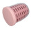 (Pink) Plastic Fruit Draining Cup Portable Leakproof with Fork Blue 5