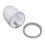 (White) Plastic Fruit Draining Cup Portable Leakproof with Fork Blue 5