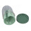 (Green) Plastic Fruit Draining Cup Portable Leakproof with Fork Blue 3