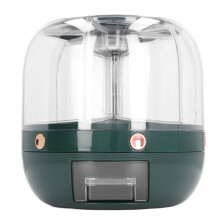 (Green) 3.5kg Rice Dispenser 360 Rotation Grain Storage Green