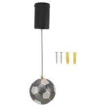 Soccer Pendant Light LED Warm Light Hardwired Ceiling Lamp 100-265V