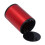 (Red) Mini Press Trash Can Car Aluminum Garbage Bin M Red 2