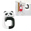 Desk Mount Bag Holder Hook Cute Panda Foldable Backpack Holder 4
