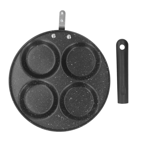 (Style 1) Iron Nonstick Egg Pan Mini Omelette Pancake Cookware Breakfast