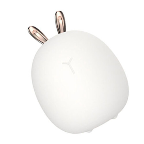 USB Rechargeable Silicone Rabbit Night Light for Bedside 2
