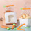 5Pcs Snack Clip Plastic Bread Bag Sealing Clamp with Storage Box 5