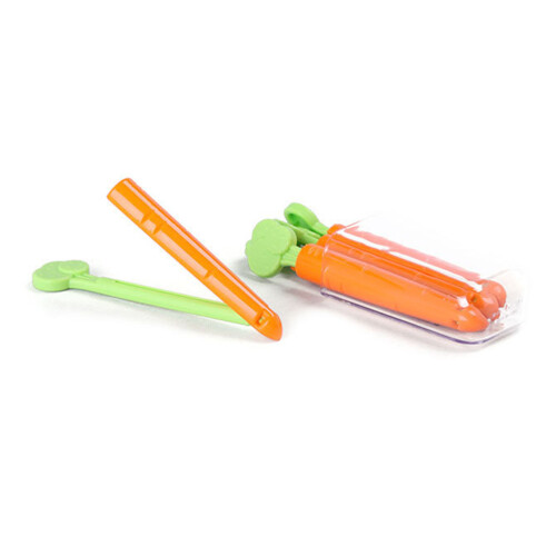 5Pcs Snack Clip Plastic Bread Bag Sealing Clamp with Storage Box 1