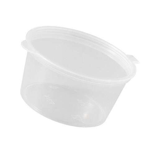 50pcs 50ML Plastic Sauce Cups Airtight Condiment 2