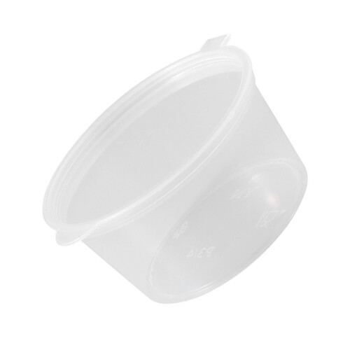 50pcs 50ML Plastic Sauce Cups Airtight Condiment 1