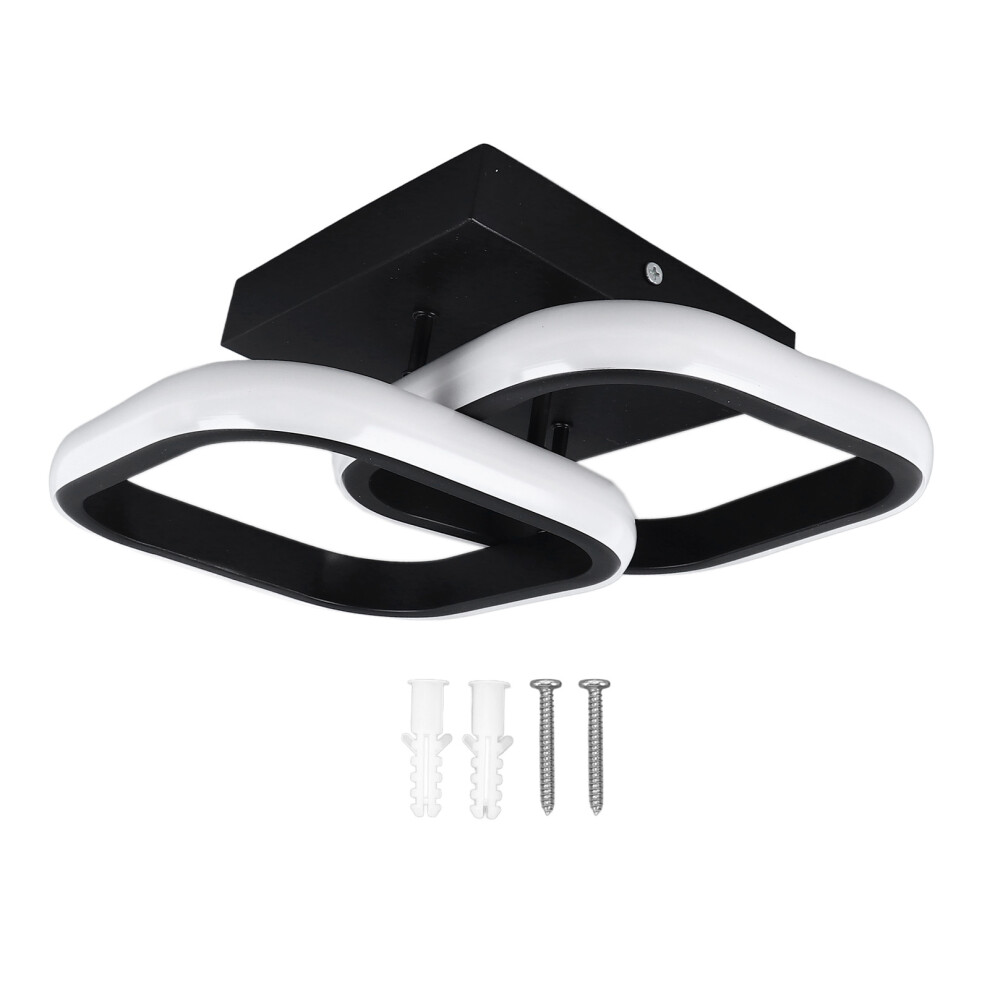 (Black) 18W LED Ceiling Light, 3 CCT 3000K/4500K/6000K, Black, 110-265V-image-OPC-PMKCG2F-NEW