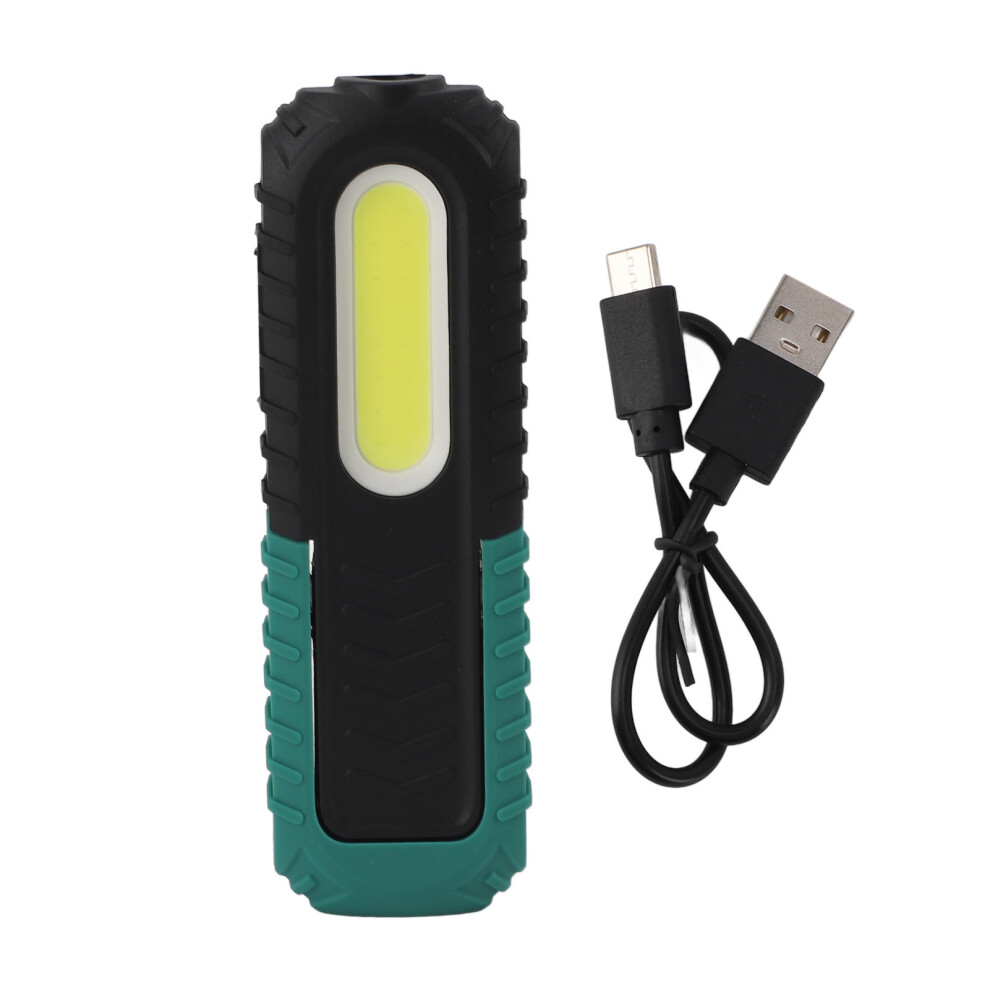 COB LED Handheld Flashlight IP54 USB Rechargeable Rotating Base Hook-image-OPC-PMKCG72-NEW