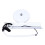 LED Floor Lamp White USB Bright Button Tall Bedroom 1