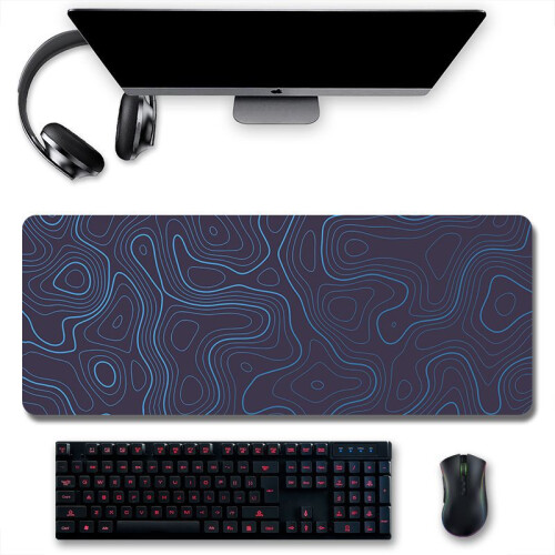 Extra Large Gaming Desk Mat 300*800mm Yellow 2
