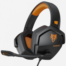 NUBWO N16 E-Sports Headset Wired Computer Gaming Headset Black Orange