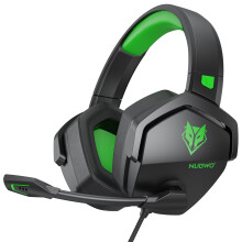 NUBWO N16 E-Sports Headset Wired Computer Gaming Headset Black Green