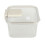 (S (6000ml)) Airtight Rice Container 6000ml Thickened Transparent with Rice Cup 2