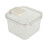 (S (6000ml)) Airtight Rice Container 6000ml Thickened Transparent with Rice Cup 5