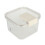 (S (6000ml)) Airtight Rice Container 6000ml Thickened Transparent with Rice Cup 4
