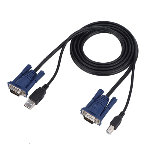 1.5M USB 2.0 KVM Switch Multi Functional Cable