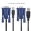 1.5M USB 2.0 KVM Switch Multi Functional Cable 5