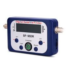 Mini LCD Satellite Finder Meter Signal Strength Dish Sat Compass